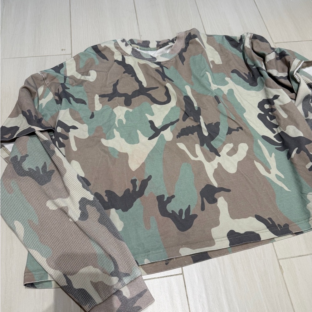 Camouflage Long Sleeve Shirt